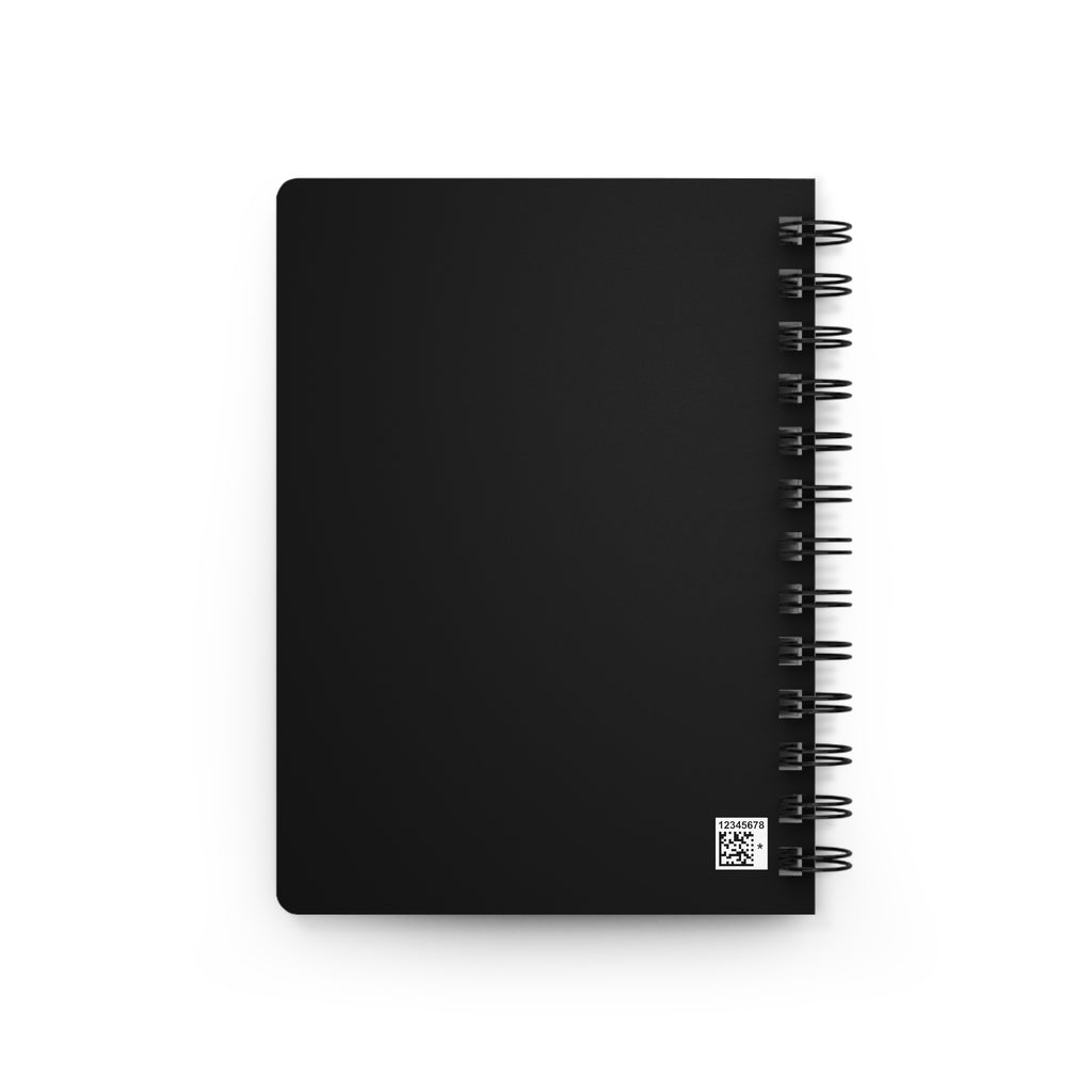 Notes From a Tired Woman Spiral Journal | Black Cover, Minimalist Notebook