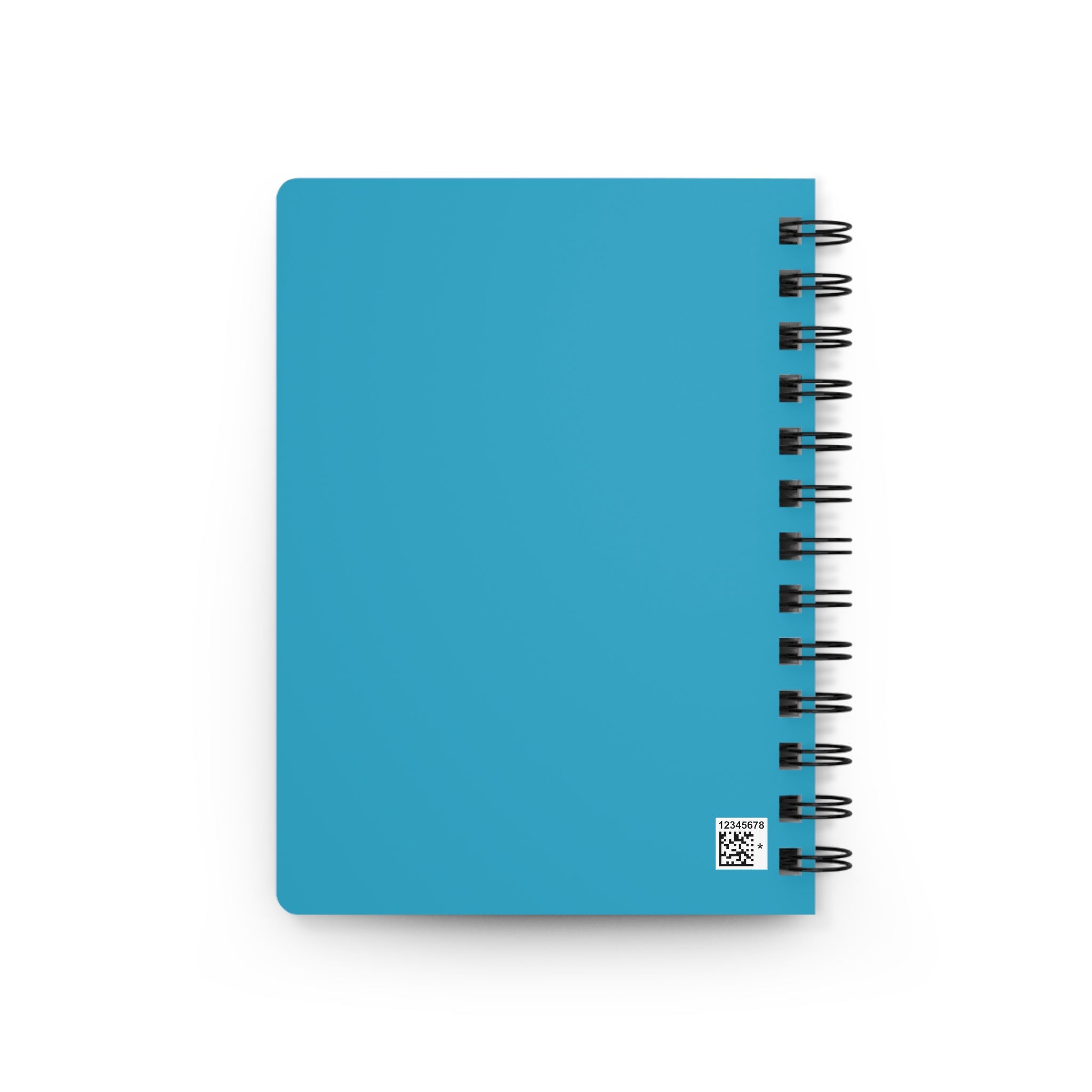 Thoughts Best Left on Paper Spiral Journal | Blue Minimalist Notebook