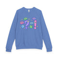 Cute Question Mark Characters Crewneck | Whimsical Punctuation Sweatshirt