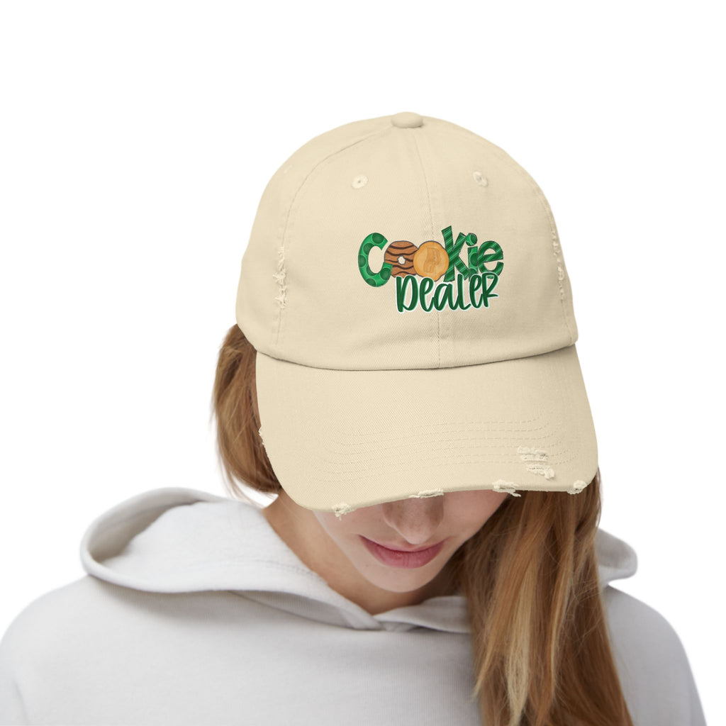 Cookie Dealer Cap | Distressed Baseball Hat, Cookie Logo
