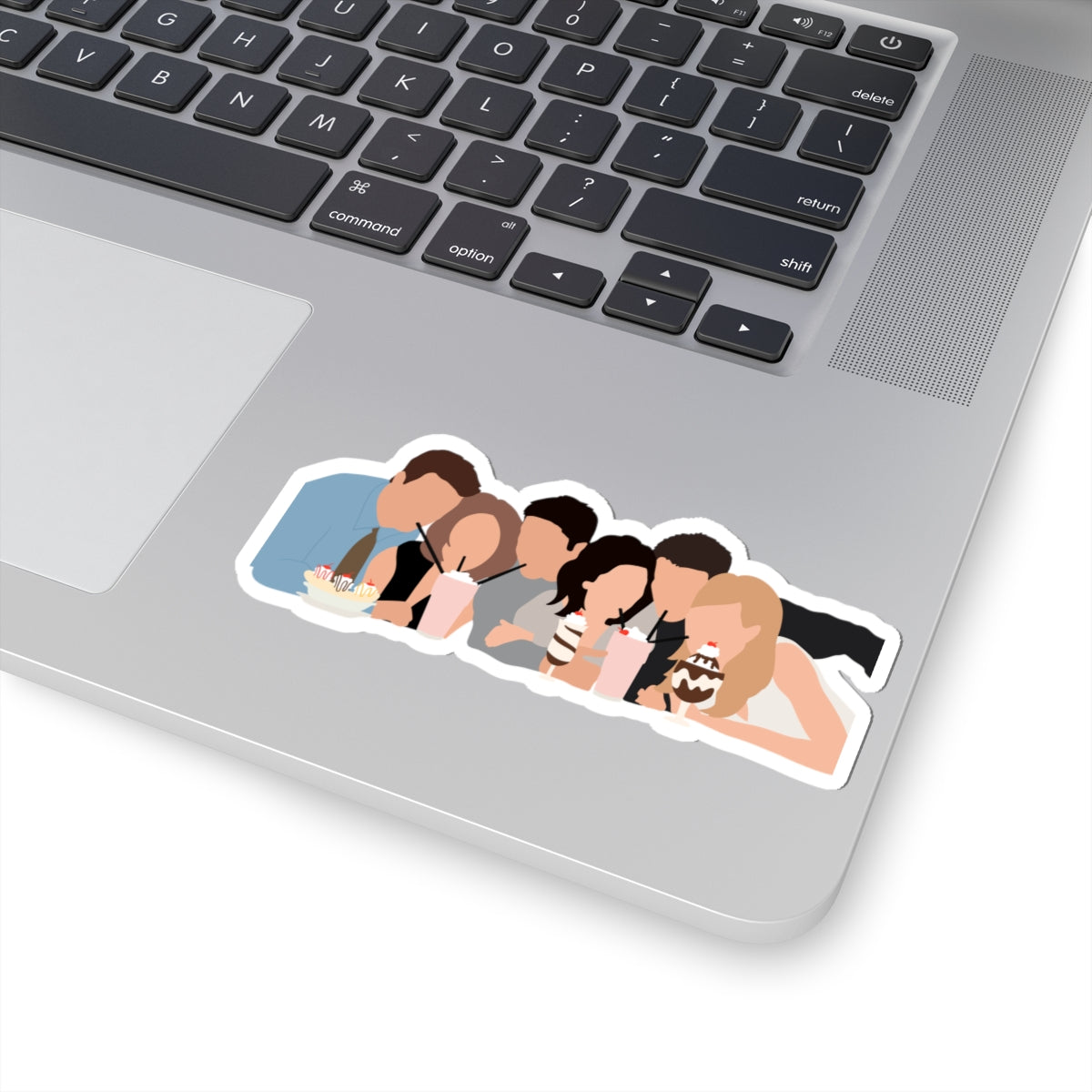 Friends Illustration Sticker | Kiss-Cut Sticker