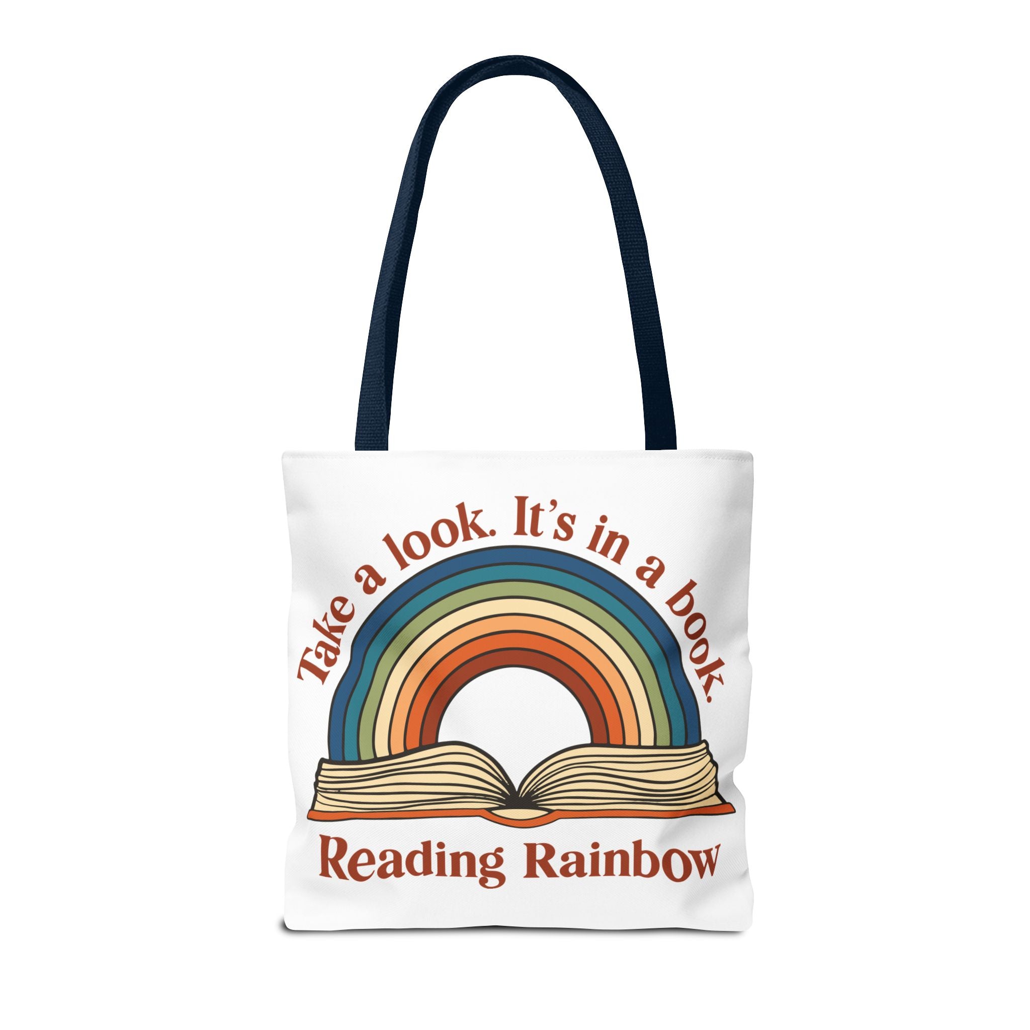 Tote Bag — "Reading Rainbow" Rainbow Book Tote (Take a Look. It's in a Book)