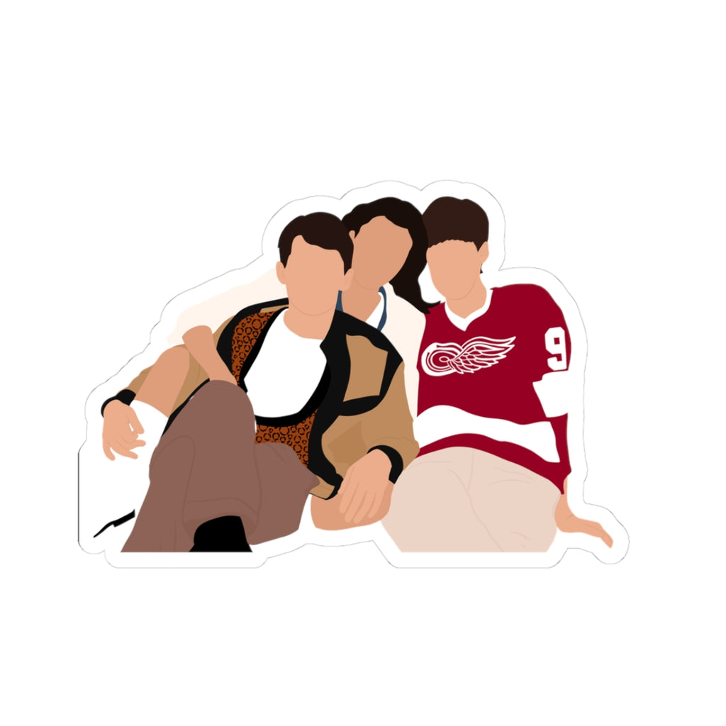 Ferris Bueller Trio sticker | Kiss-Cut Stickers
