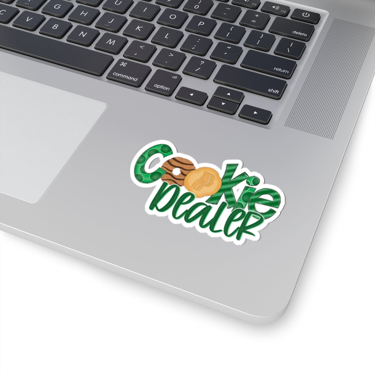 Cookie Dealer Sticker — Fun Cookie-Themed Kiss-Cut Decal for Laptops & Treat Lovers