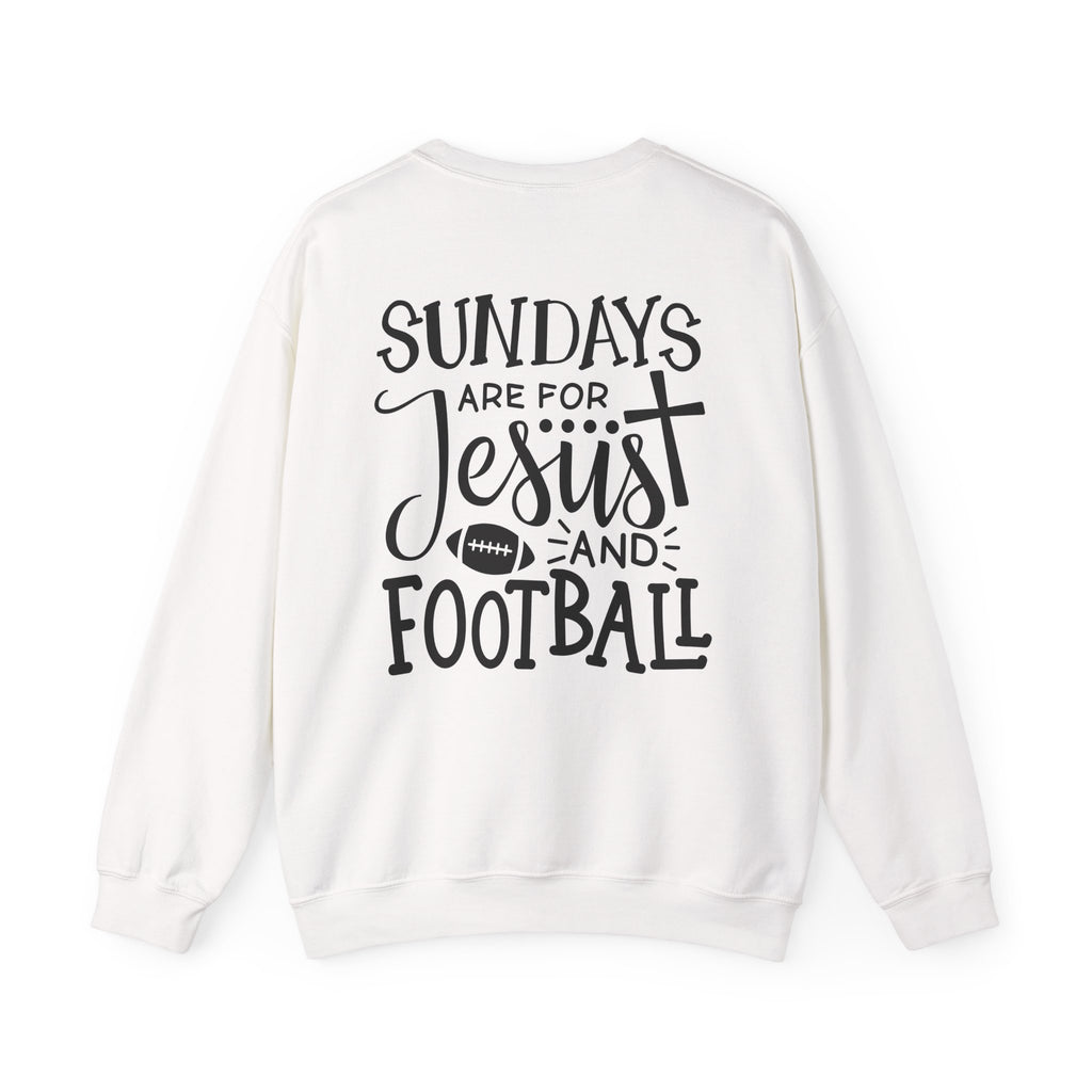 Crewneck Sweatshirt – "Sundays in Detroit" | "Sundays Are for Jesus and Football" Graphic