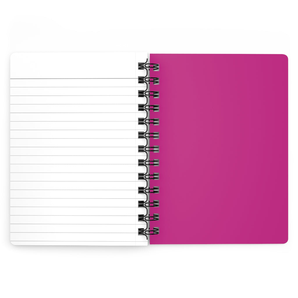 Stuff That Made Sense at the Time Spiral Bound Journal | Hot Pink, Funny Quote Notebook
