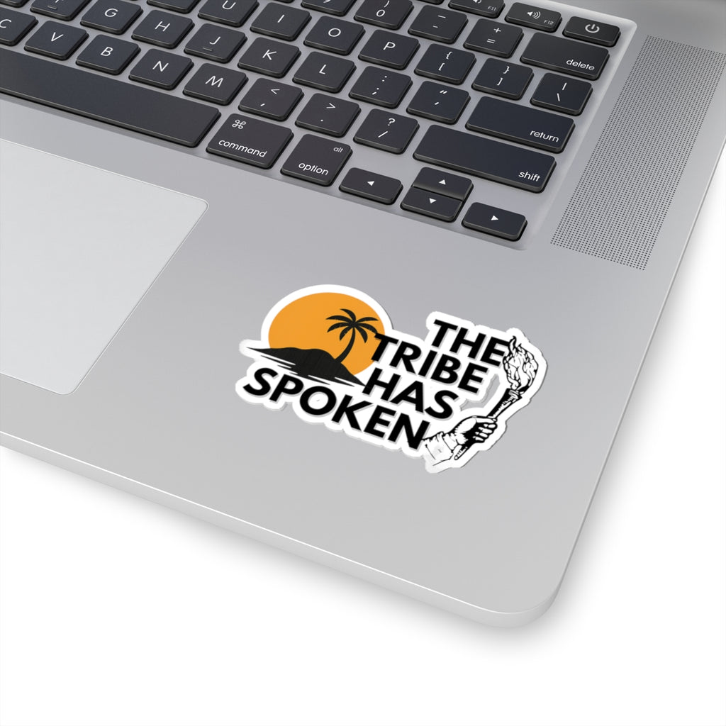 The Tribe Has Spoken Survivor-Inspired Island Design Kiss-Cut Sticker