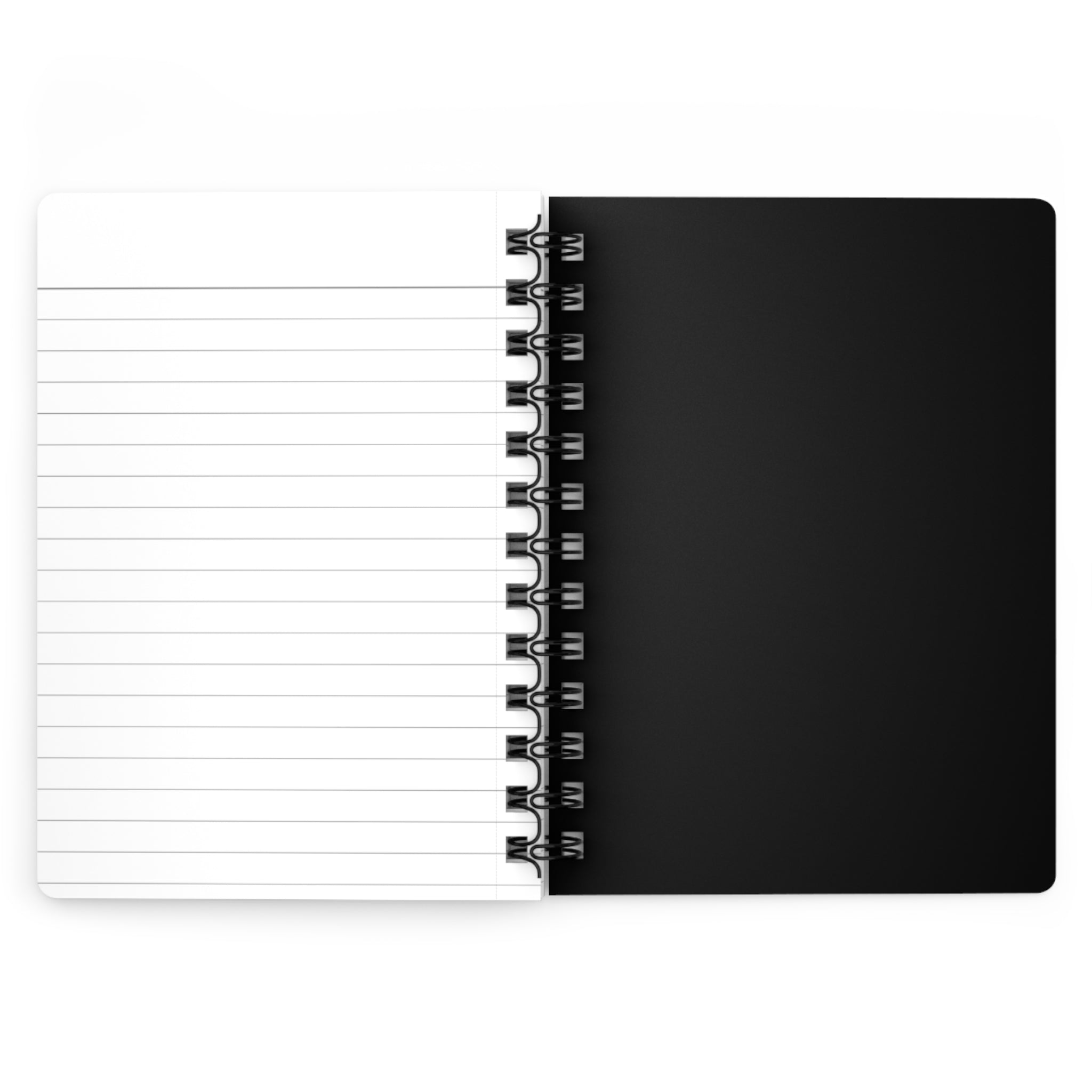 Notes From a Tired Woman Spiral Journal | Black Cover, Minimalist Notebook