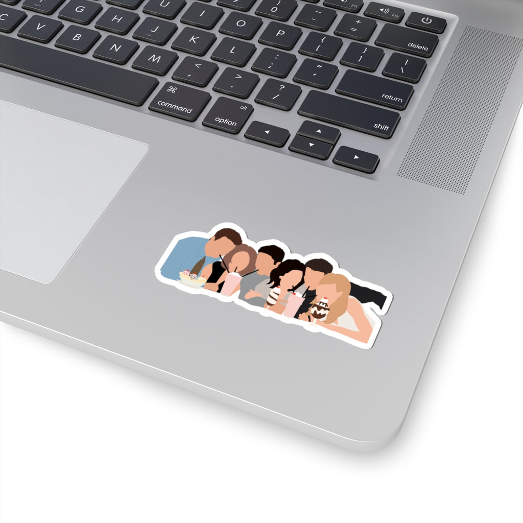 Friends Illustration Sticker | Kiss-Cut Sticker
