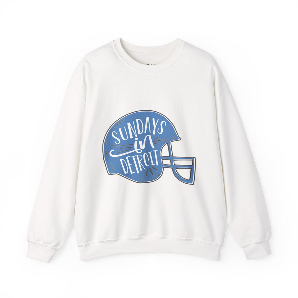 Crewneck Sweatshirt – "Sundays in Detroit" | "Sundays Are for Jesus and Football" Graphic
