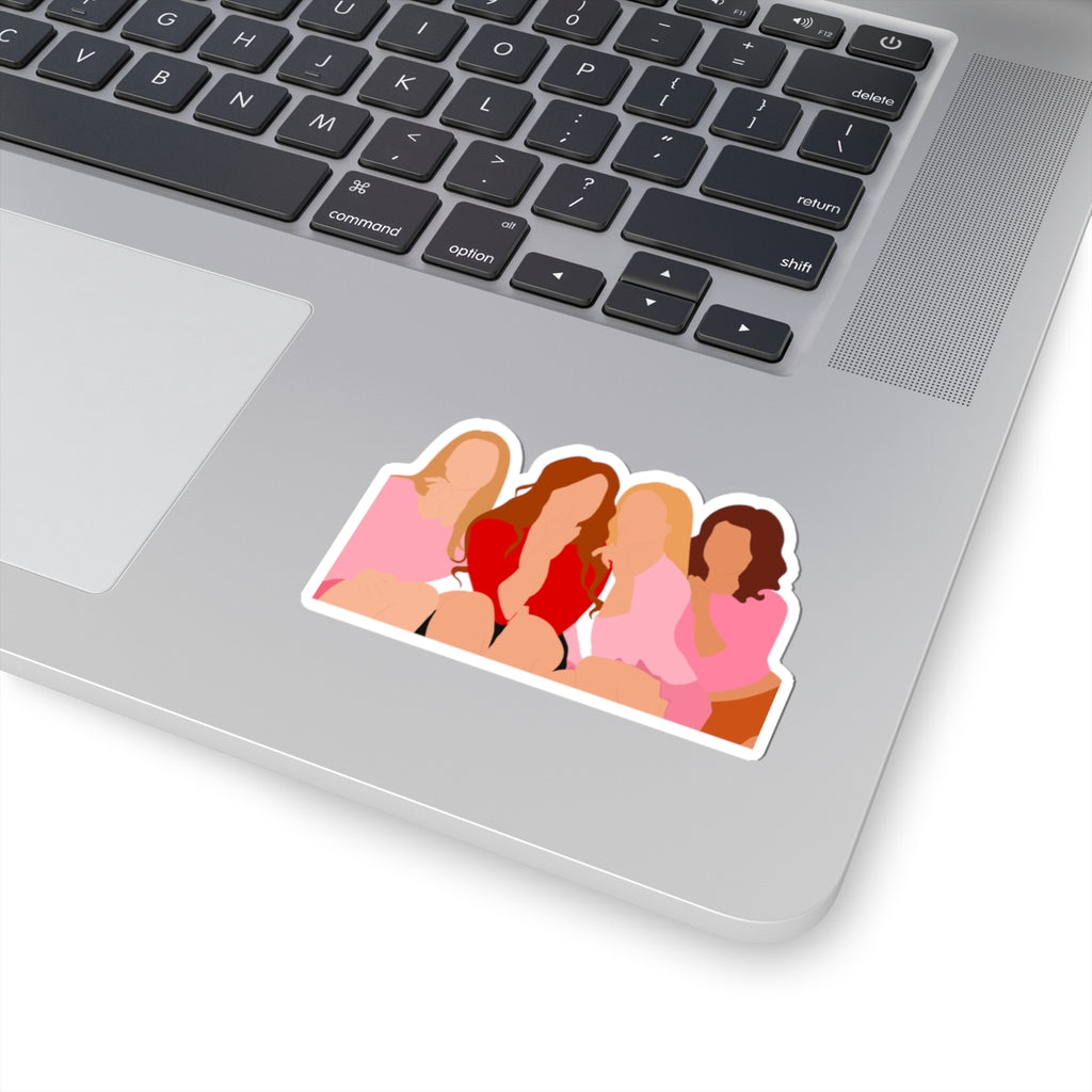 On Wednesday's We Wear Pink | BFF Squad Laptop Decal