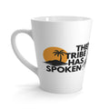 Latte Mug — 'The Tribe Has Spoken' Tropical Island Coffee Cup