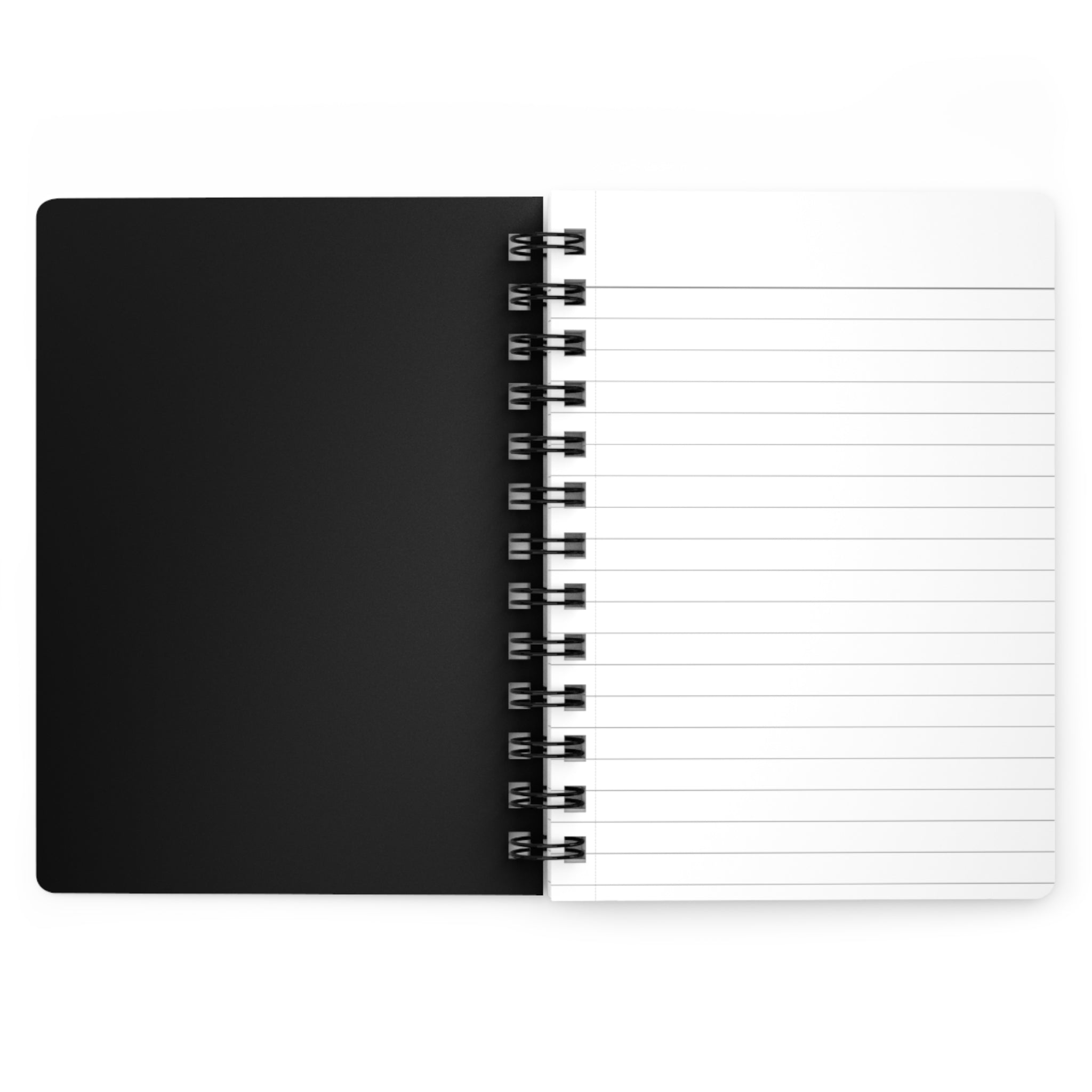 Notes From a Tired Woman Spiral Journal | Black Cover, Minimalist Notebook
