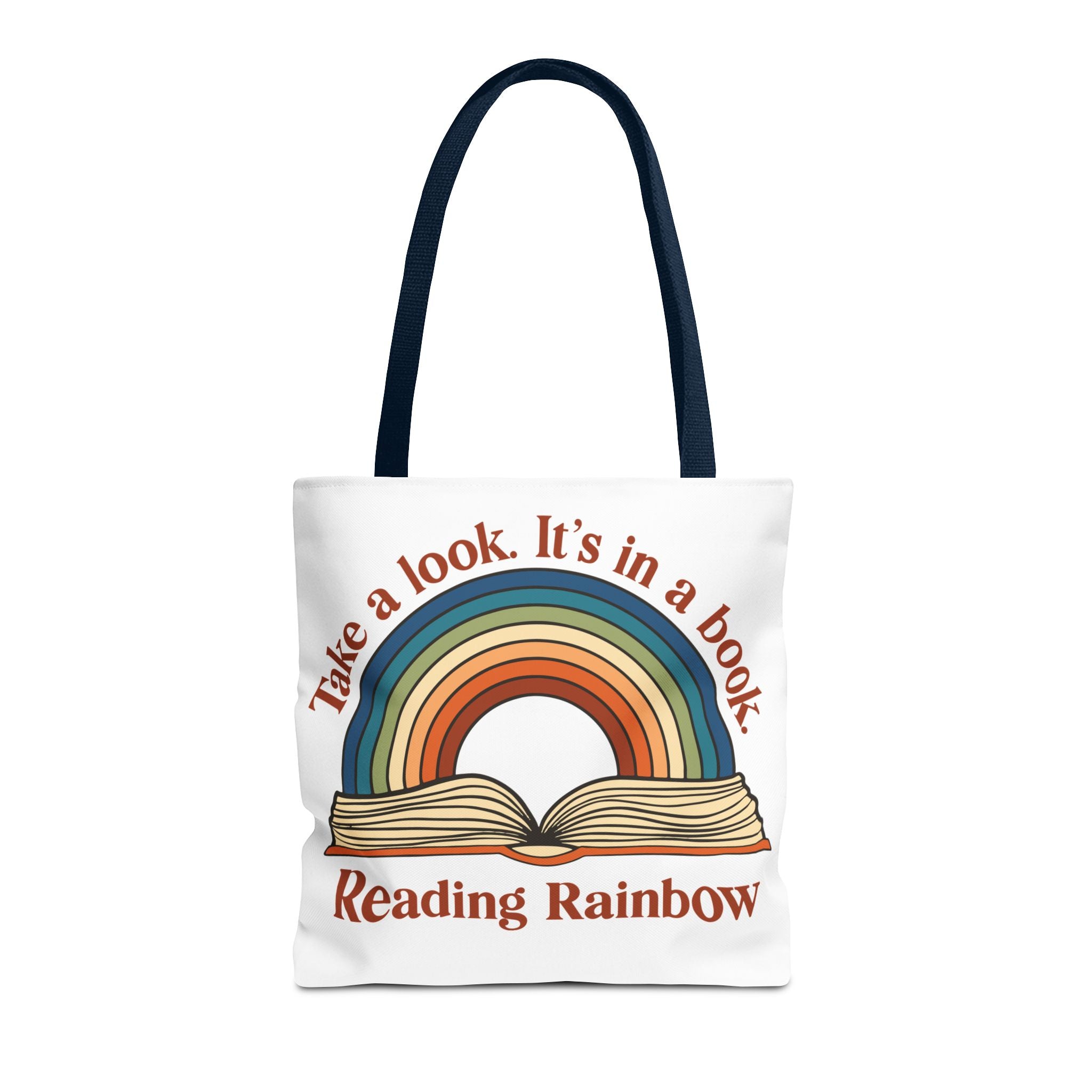 Tote Bag — "Reading Rainbow" Rainbow Book Tote (Take a Look. It's in a Book)